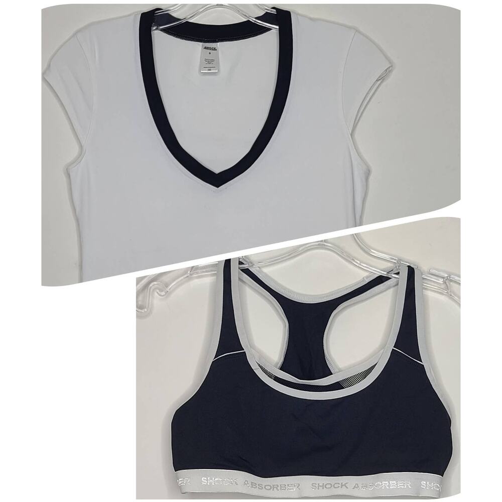 Shock Absorber athletic shirt & bra lot - small / 36b